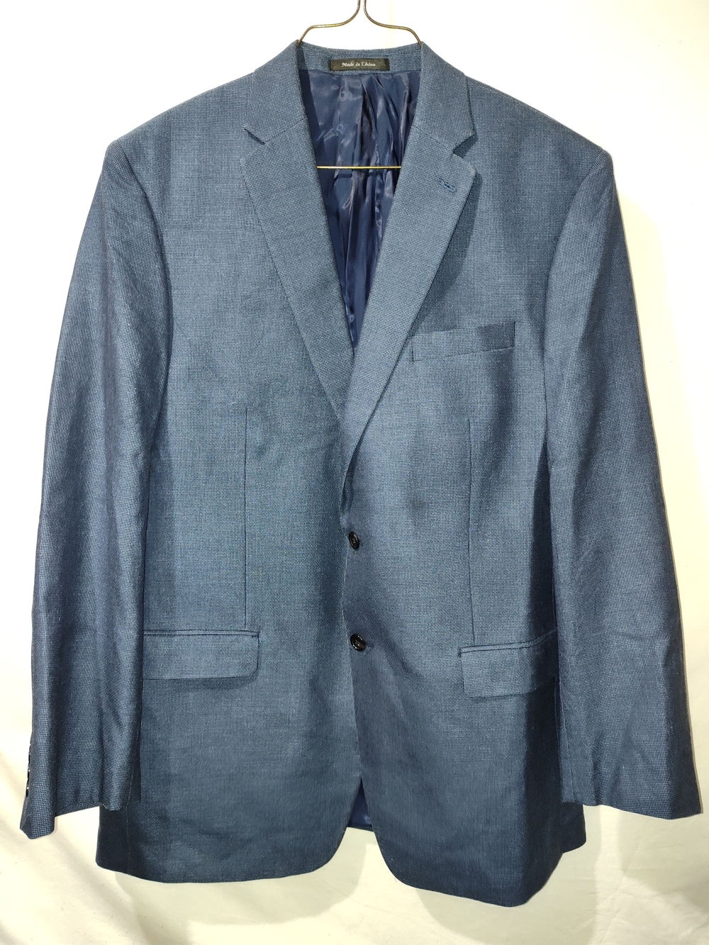 Lauren Ralph Lauren Men's Navy Textured Two-Button Sport Coat